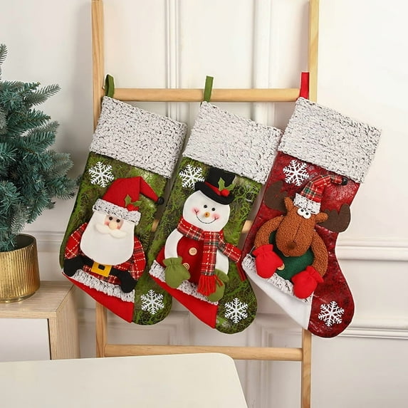 Christmas Stockings,Knit Christmas Stocking, Holiday and Family StockinDg for Fireplace Christmas Holiday Party Decoration