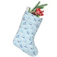 thumbnail image 1 of Christmas Stockings,Light Blue Christmas Snowman Pattern Stockings Christmas,14.8'' Xmas Stockings,Christmas Party Favors,Christmas Party Decorations,Christmas Stockings Personalized, 1 of 5