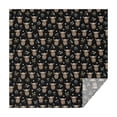 thumbnail image 1 of Black Highland Cow Flower Pattern Square Tablecloth,Waterproof Square Table Cover,Wipeable Spillproof Washable Table Cover for Home Kitchen Party Decor 42"X42"(107x107cm), 1 of 6