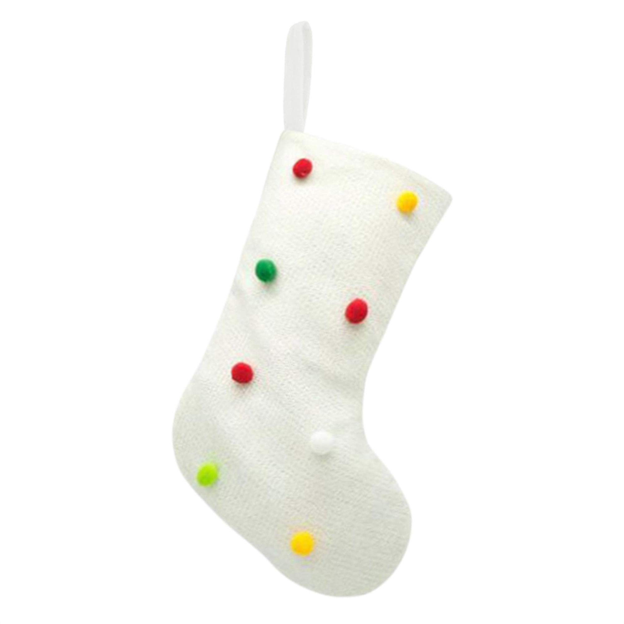 Christmas Stockings, Mini Balls Candy Bag Hanging Decor for Party Gift