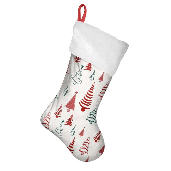 Christmas Stockings,Multicolor Christmas Tree Pattern Stockings Christmas,14.8'' Xmas Stockings,Christmas Party Favors,Christmas Party Decorations,Christmas Stockings Personalized