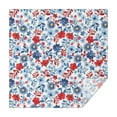 thumbnail image 1 of Pioneer Flower Floral Print Pattern Square Tablecloth,Waterproof Square Table Cover,Wipeable Spillproof Washable Table Cover for Home Kitchen Party Decor 52"x52"(132x132cm), 1 of 6