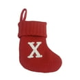 thumbnail image 1 of Christmas Stockings Personalized with Embroidered Letters - Large Super Soft Knit Stockings, Red Velvet White Plush Cuff Holiday Decor, Perfect Gift for Family Kids Fireplace Tree Hanging, 1 of 5