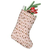 Christmas Stockings,Pink Christmas Gingerbread House Pattern Stockings Christmas,14.8'' Xmas Stockings,Christmas Party Favors,Christmas Party Decorations,Christmas Stockings Personalized