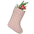 thumbnail image 1 of Christmas Stockings,Pink Christmas Gingerbread Pattern Stockings Christmas,14.8'' Xmas Stockings,Christmas Party Favors,Christmas Party Decorations,Christmas Stockings Personalized, 1 of 5