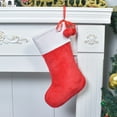 thumbnail image 1 of Christmas Stockings, Plush Christmas Stockings, Soft Xmas Fireplace Hanging Stocking, Rustic Christmas Stockings, Farmhouse Christmas Stockings for Family Holiday Decorations, 1 of 6