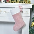 thumbnail image 1 of Christmas Stockings, Plush Christmas Stockings, Soft Xmas Fireplace Hanging Stocking, Rustic Christmas Stockings, Farmhouse Christmas Stockings for Family Holiday Decorations, 1 of 7