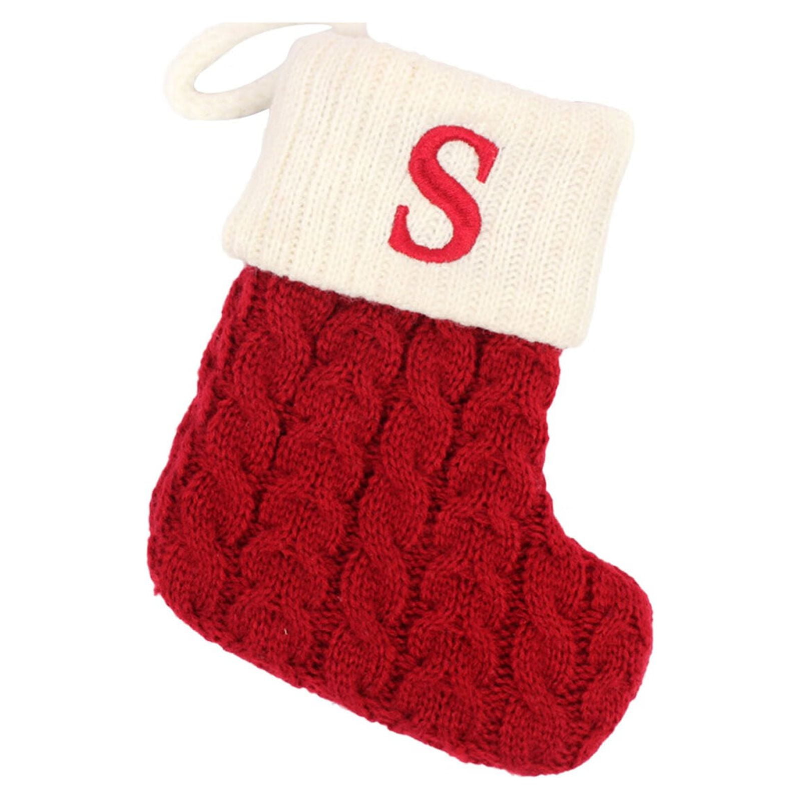 Letter online christmas stockings