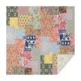 thumbnail image 1 of Pioneer Flower Floral Print Pattern Square Tablecloth,Waterproof Square Table Cover,Wipeable Spillproof Washable Table Cover for Home Kitchen Party Decor 42"X42"(107x107cm), 1 of 6