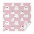 thumbnail image 1 of Pink Halloween Ghosts Square Tablecloth,Waterproof Square Table Cover,Wipeable Spillproof Washable Table Cover for Home Kitchen Party Decor 42"X42"(107x107cm), 1 of 6