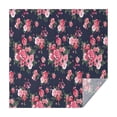 thumbnail image 1 of Pioneer Flower Floral Print Pattern Square Tablecloth,Waterproof Square Table Cover,Wipeable Spillproof Washable Table Cover for Home Kitchen Party Decor 52"x52"(132x132cm), 1 of 6