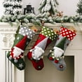 thumbnail image 1 of Christmas Stockings Xmas Gift Candy Bag Fireplace Xmas Tree Hanging Decor Natal Navidad Year Decor Sock Festival Ornaments, 1 of 5