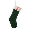 thumbnail image 1 of Christmas Stockings with Initials,Embroidered Monogram Knitted Christmas Stocking,18'' Xmas Stockings Gifts Set for Family Christmas Decoration, 1 of 6