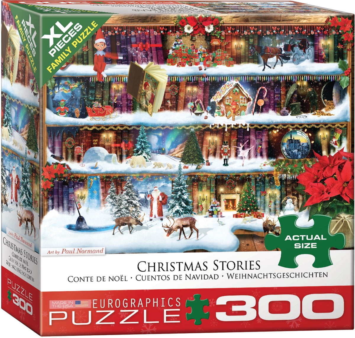 Christmas Stories by Paul Normand 300-Piece Puzzle 