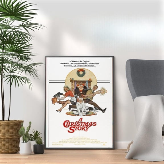 A Christmas Story - Christmas Classic Movie Print - Film Wall Art For Cinema Movie Lovers & Christmas Vibes Fans A3 A4 A5 Home Décor, Unframed Poster Size 24x36