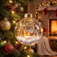 thumbnail image 1 of Christmas Story Ornament Ball,with Warm LED Light-Up for Christmas Tree Decor., 1 of 7