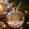 thumbnail image 1 of Christmas Story Ornament Ball,with Warm LED Light-Up for Christmas Tree Decor., 1 of 7