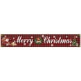 thumbnail image 1 of Christmas Streamer Hanging Background Ornament Polyester Decorative Banner, SDHF-GZ03, 1 of 6