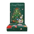 thumbnail image 1 of Christmas Stretch Chair Cover – Removable & Washable Dining Chair Slipcover for Holiday Decoration – Elastic Polyester Seat Protector for Kitchen, Hotel & Party Use, 1 of 5