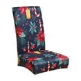 thumbnail image 1 of Christmas Stretch Chair Cover – Removable & Washable Dining Chair Slipcover for Holiday Decoration – Elastic Polyester Seat Protector for Kitchen, Hotel & Party Use, 1 of 5