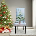 thumbnail image 1 of Christmas Stretch Chair Covers Washable Dining Chair Slipcovers Elastic Decor Kitchen Dining Room Party Wedding Decoration Seat Protector, 1 of 6