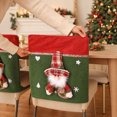 thumbnail image 1 of Christmas Stretch Polyester Chair Slipcover – Washable Holiday Seat Cover for Indoor Party, 1 of 7