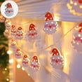 thumbnail image 1 of Christmas String Lights 59in Cute Hanging String Lights for Christmas Tree Battery Operated Indoor Holiday Lights for Xmas Party Decorations Outdoor Mantel Fireplace, 1 of 7