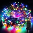 thumbnail image 1 of Christmas String Lights 98ft 300 LED 30V Plug in Connectable Twinkle Lights 8 Modes Decorative Lights for Indoor Outdoor Xmas Tree Bedroom Holiday Party, 1 of 7