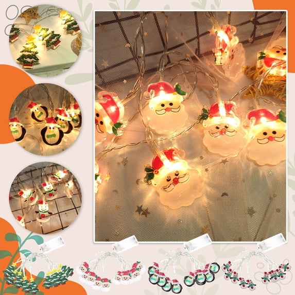 Christmas String Lights Outdoor, Christmas Decoration Lights 9.8FT 20 LED Lights Battery-Powered Light String for Indoor and Outdoor Decoration, Bedroom, Party, Tree Decoration