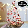 thumbnail image 1 of Christmas String Lights, Christmas Snowman String Lights, 9.8Ft 30 LEDs Battery Operated Snowman Lights for Indoor Outdoor Decor Home Wedding Party Christmas Tree Decorations (Santa String Lights), 1 of 9