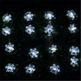 Christmas String Lights Solar Snowflake String Light 20LED FairyString