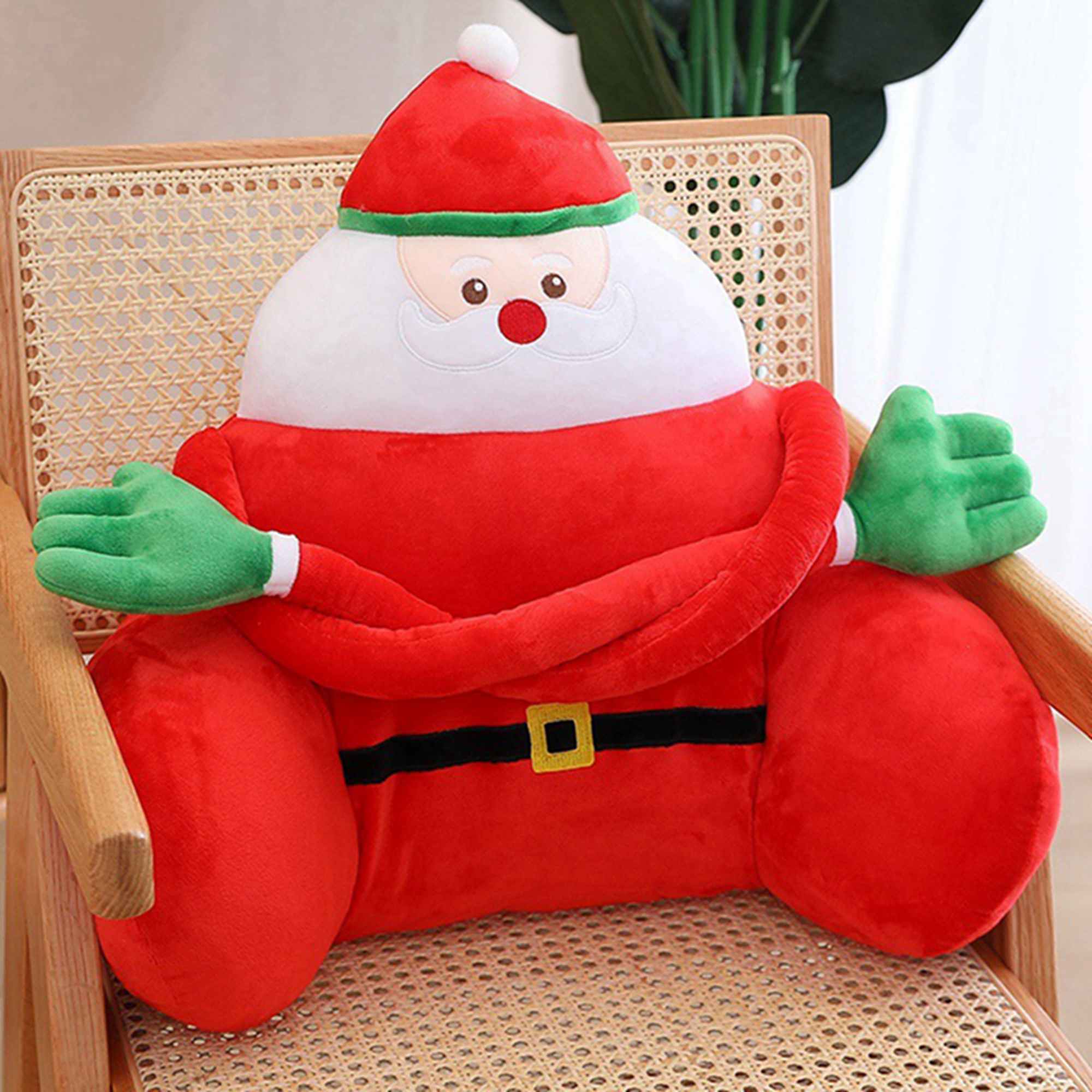 Christmas Stuffed Animals Cute Santa Snowman Poop Lumbar Pillows