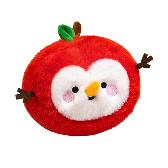 Christmas Stuffed Plush Ornaments, Cute Christmas Tree/Snowman/Santa Claus/Elks/Apples Plush Doll for Kids Girls