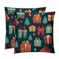 thumbnail image 1 of Christmas Stunning Velvet Throw Pillow Covers with Unique Patterns - Set of 2, 16x16, 18x18, 20x20 Inches for Home Decor and Gifting, 1 of 6