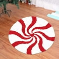 thumbnail image 1 of Christmas Style Carpet, Lazy Wind Carpet-friendly Bedroom Bedside Blanket Strip Stain Window Carpet Tatami Mat, Soft and Cozy Xmas Home Décor, 1 of 6