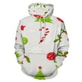 thumbnail image 1 of Christmas Style Printing Men's Women Vintage 3D Hooded Sweatshirt - All-Season Loose Fit Streetwear, 1 of 6