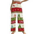 thumbnail image 1 of Christmas Style Printing Pajamas For Women Loose Retro Night Pajama Pants Comfortable Sleepwear Bottoms Homewear, 1 of 6
