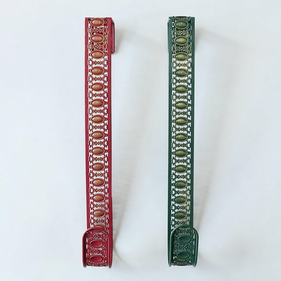 Christmas Style Wreath Hook, Heavy-Duty Metal Hanger, Door & Wall Decorative Hook, Floral Wreath Hanging Tool, Holiday Wall Hook