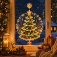 thumbnail image 1 of Christmas Suction Cup Window Light Tree, Warm LED Festive Window Decor for Glass and Door, Holiday Indoor Decoration for Seasonal Xmas Mantel and Tabletop Accent, 1 of 5