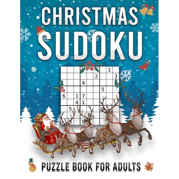 Christmas Sudoku Puzzle Book for Adults: Sudoku Puzzles For Hours of Fun and Challenges during Christmas Holidays, Perfect Gift idea, (Paperback)