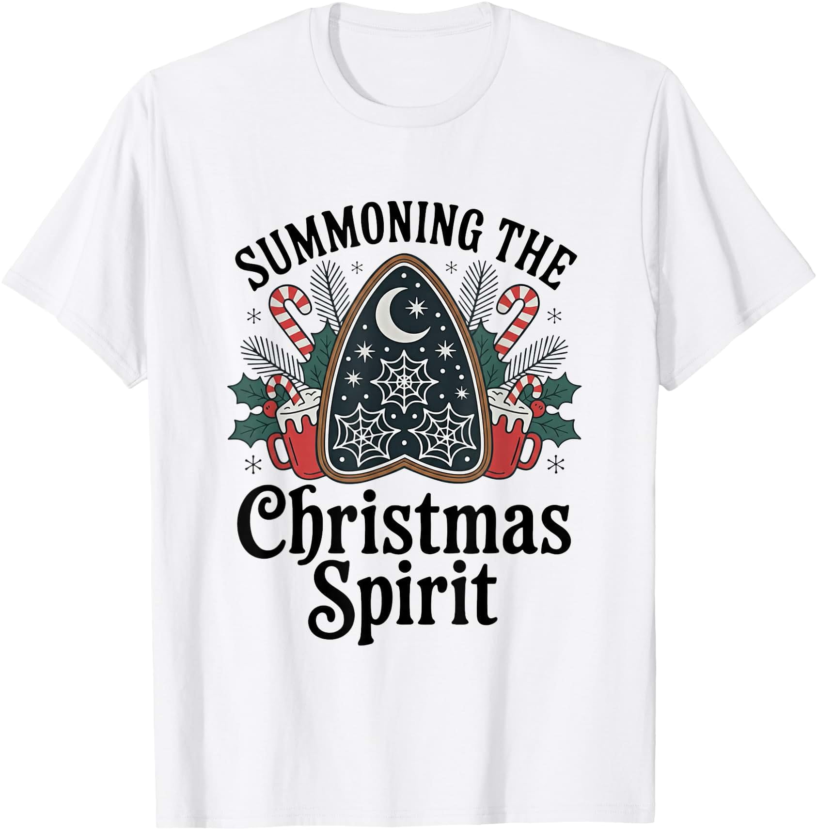 Christmas Summoning The Spirit T-Shirt - Walmart.com