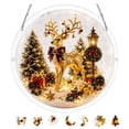 thumbnail image 1 of Christmas Suncatcher 7.5", Acrylic Reindeer Puzzle Window Hanging Ornament, Clear Suncatcher Decor for Home, 1 Pack, 1 of 6