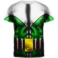 thumbnail image 1 of Christmas Superhero Sidekick Elf Costume All Over Mens T Shirt Multi 2XL, 1 of 2