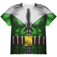 thumbnail image 1 of Christmas Superhero Sidekick Elf Costume All Over Youth T Shirt Multi YSM, 1 of 2