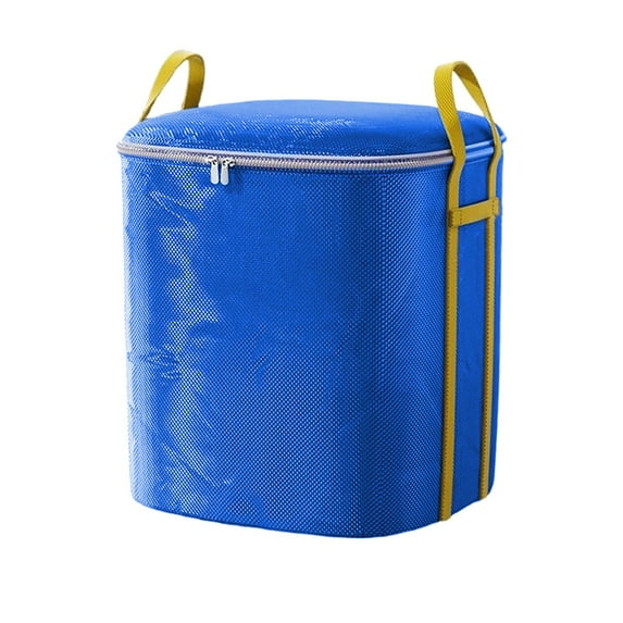 Christmas Supplies Storage Bag Reinforced Handle Extra Large Storage Bag Clothes Toys Christmas Decoration Storage Bag Thickened Double Zipper Storage Bag