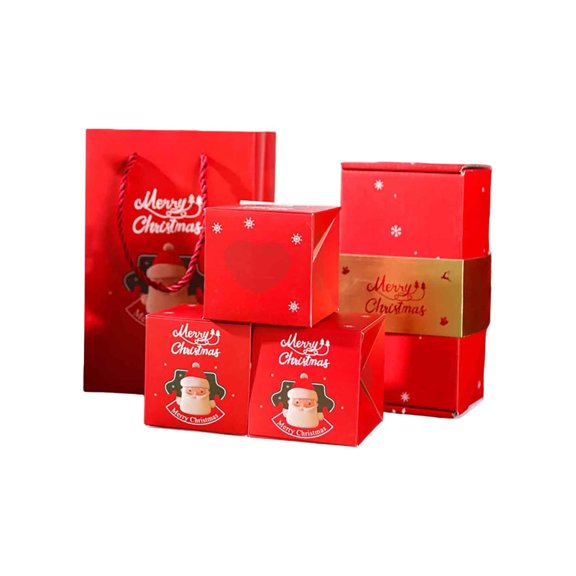 Christmas Surprise Bounce Box, Pull String Gift Box with Red Packets for Christmas Morning and Holiday Gifting