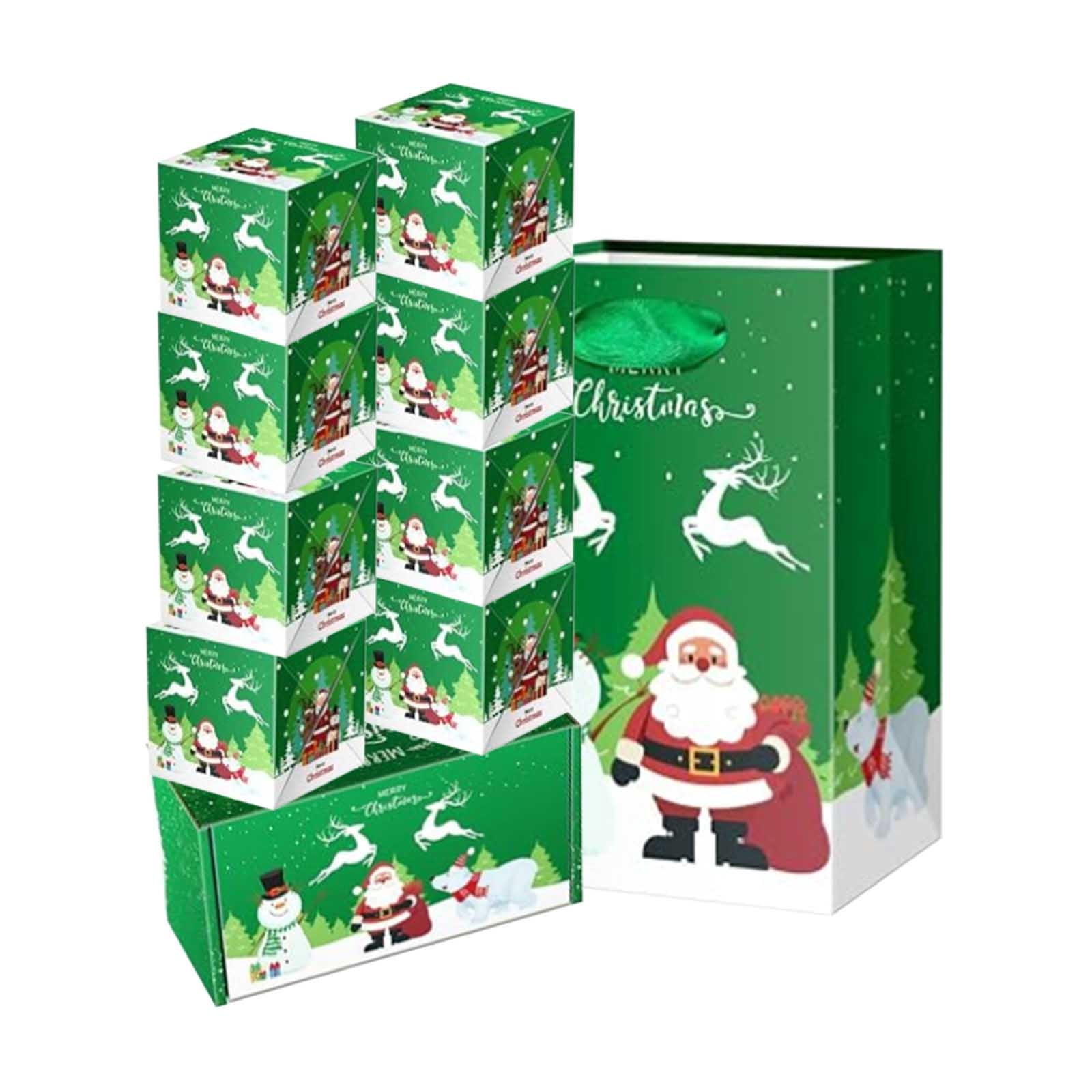 Christmas Surprise Bouncing Gift Box Set, Include 8 Bouncing Boxes Gift ...