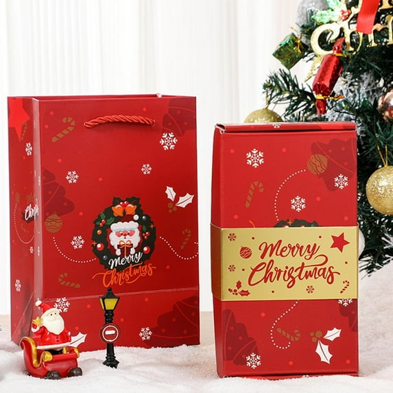 Christmas Surprise Box for Money - Exploding Santa Gift Box, Red Bouncing Cash Explosion Box for Present, Folding Bouncing Pop-Up Explosion Gift Box, Gifts Boxes for Christmas Birthday Party Supplies