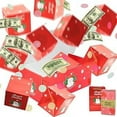 thumbnail image 1 of Christmas Surprise Box for Money, Exploding Surprise Box Xmas Santa Gift Box Surprise Gift Box Red Bouncing Money Box Cash Explosion Gift Box for Present Christmas Party Supplies (Red-19pcs), 1 of 11