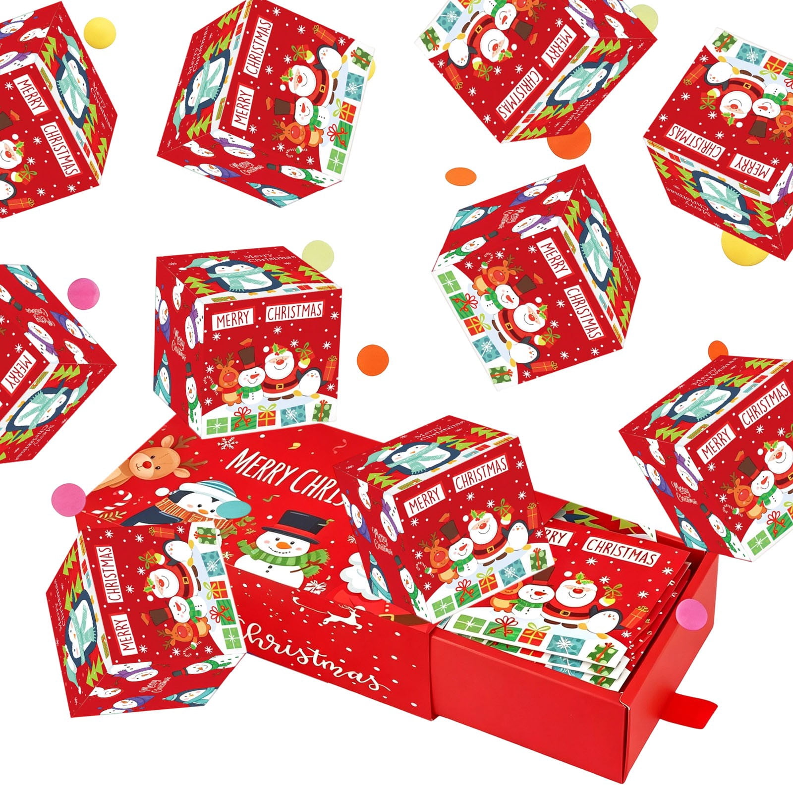 Exploding Cereal Christmas Surprise Explosion Gift Box - Exploding Gift Box, Christmas ...